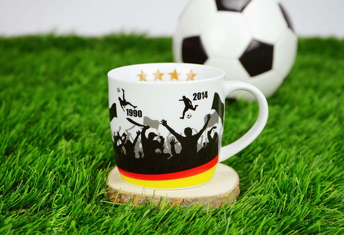 Original VW Deutschland Tasse Fußball DFB Fanartikel wedrivefootball  Kaffeetasse Porzellan