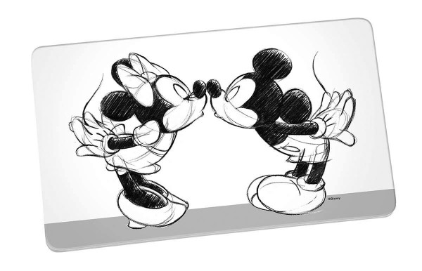 14311-Fruehstuecksbrettchen-Mickey-Kiss-Sketch-silbergrau-1200px