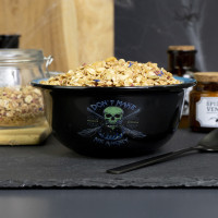 13627 mueslischale witchcraft skull Emaille-Optik 600ml
