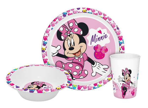 840180_Kindergeschirr Minnie Kids 3tlg PP