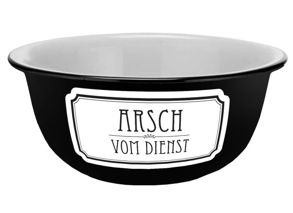 16964_Müslischale Arsch vom Dienst Emaille-Optik Keramik 600ml_1_1300px