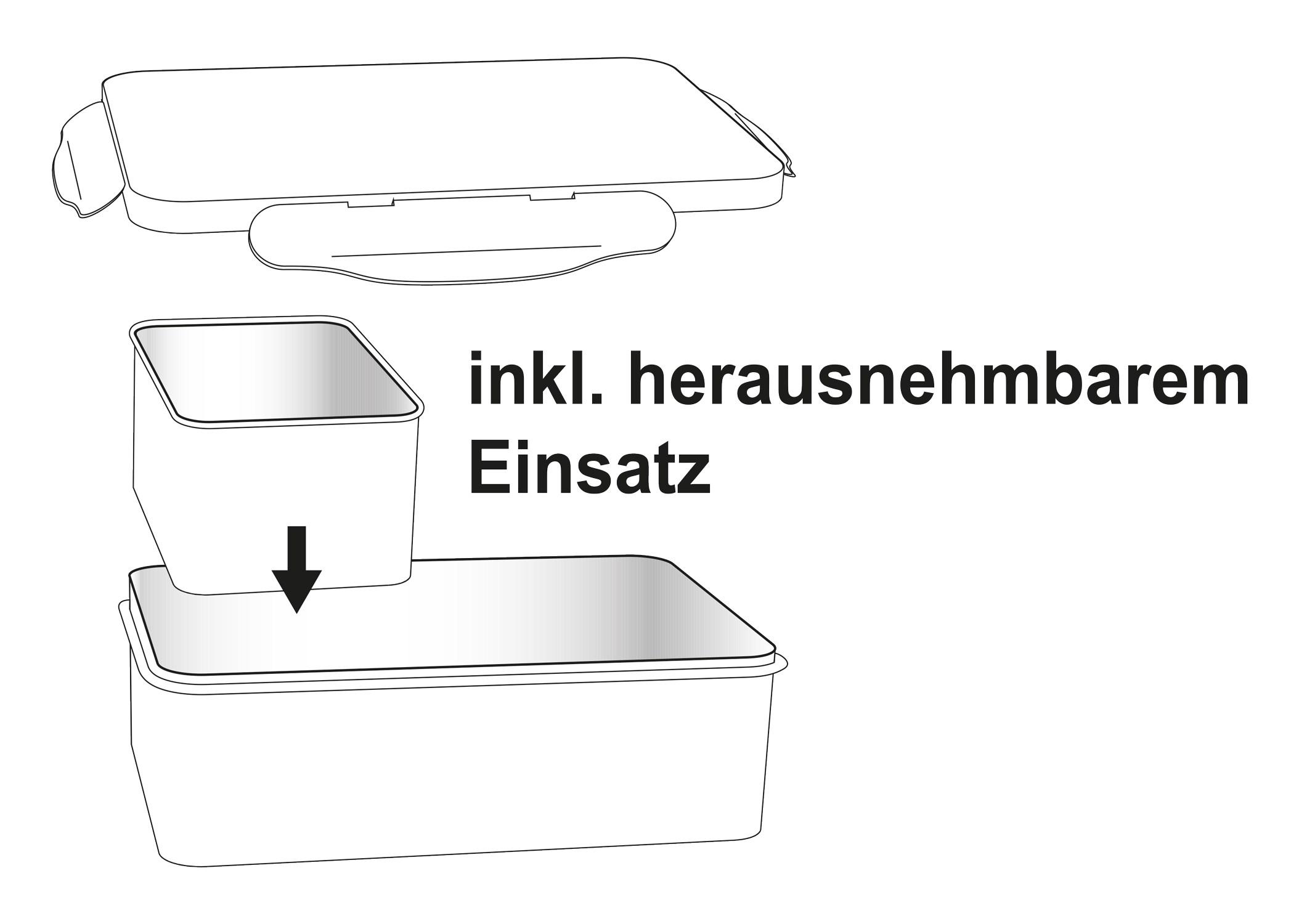 Brotdose groß Periodensystem Back to School Themen Brotdose groß Periodensystem Back to School Themen