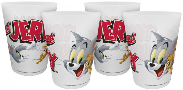 Trinkbecher Tom & Jerry 4er Set 300ml