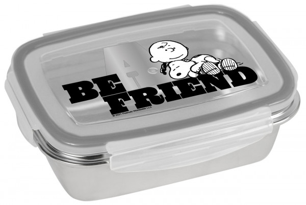 Lunch box Peanuts be a friend 850ml stainless steel