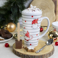 16753 Tasse Wichtel Streifen 450ml Keramik