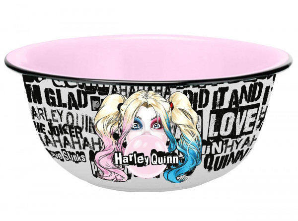 Bowl Harley Quinn enamel look 600ml