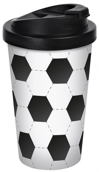 Coffee to go Becher Fußball 400ml