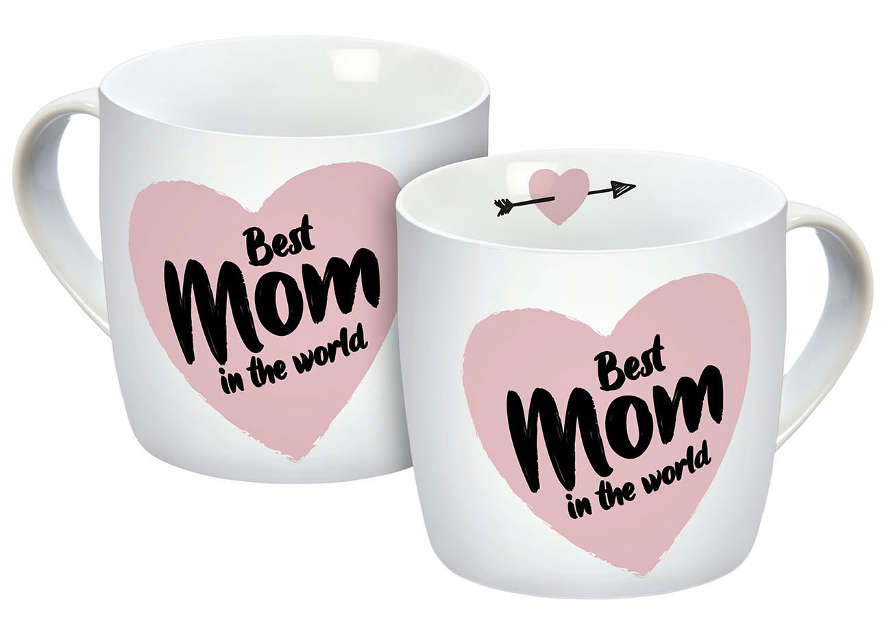Mug Best Mom in the world 300 ml mom and dad special events trends GEDA LABELS