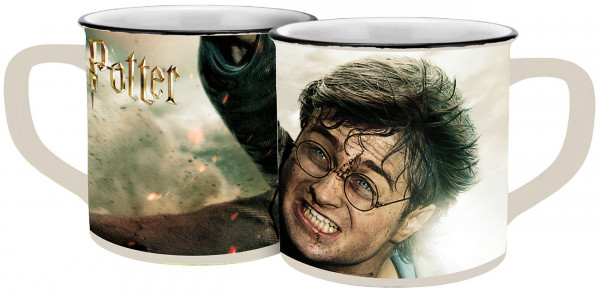 Mug Deathly Hallows enamel look 300 ml