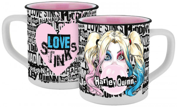 Tasse Harley Quinn Emaille-Optik 400ml