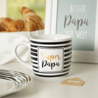 Mug Super Papa Streifen 300 ml