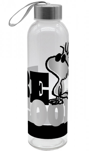 Trinkflasche Snoopy Be Cool 500ml Glas