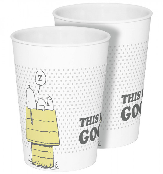 Drink cup Snoopy Good Day Set of 2 330ml