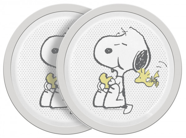 Plate Snoopy Cute & Cuddly Set of 2 21.5cm