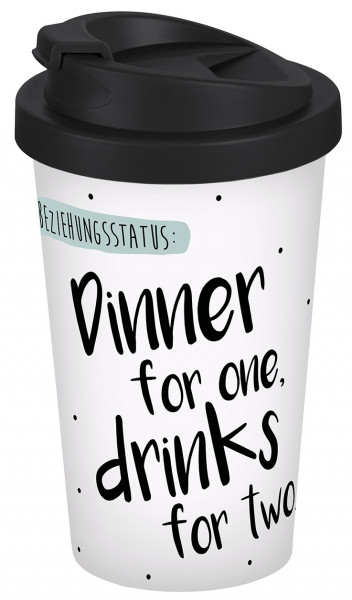 Coffee to go Becher Dinner for one 400ml