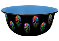13633 mueslischale Neon Skull Emaille-Optik 600ml 13633 mueslischale Neon Skull Emaille-Optik 600ml