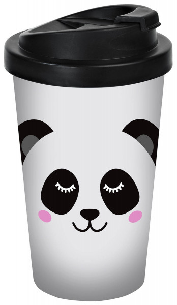 Coffee to go Becher Panda Gesicht 400ml