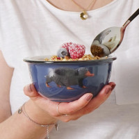 Bowl Niffler enamel look 400 ml