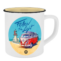 15714_Tasse_VW_Follow_the_light_Emaille-Optik_400ml 15714_Tasse_VW_Follow_the_light_Emaille-Optik_400ml