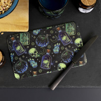 13631 Brettchen Witchcraft Skull Melamin