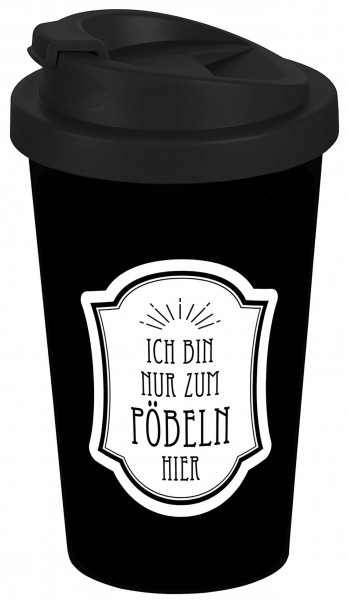 Coffee to go Becher Pöbeln 400ml