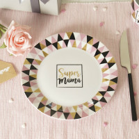 Plate Super Mama pattern 21cm