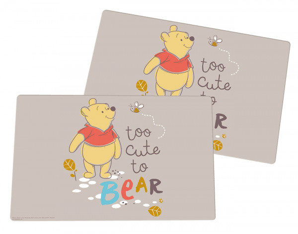 Platzset Winnie Pooh too Cute to Bear 2er Set
