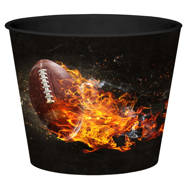 16911 Popcorn Eimer American Football Fireball 4l