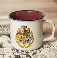 Mug Hogwarts Wappen enamel look 300 ml