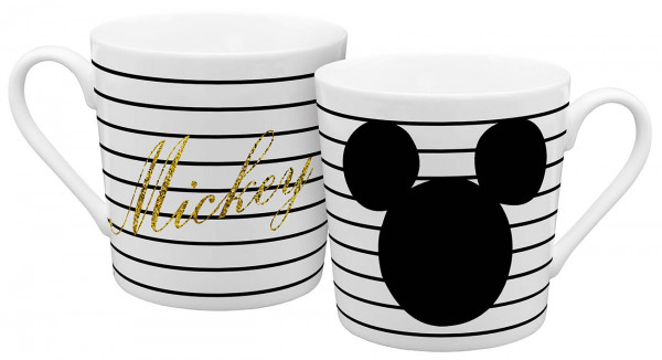 Mug Mickey Gold Glitter 350 ml