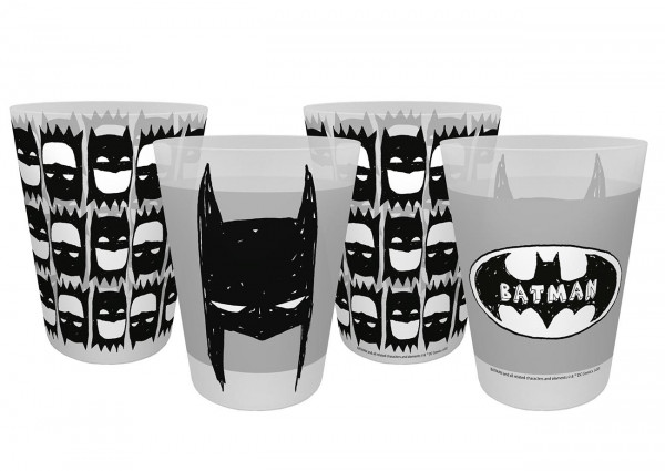 Trinkbecher Batman Kids 4er Set 300ml