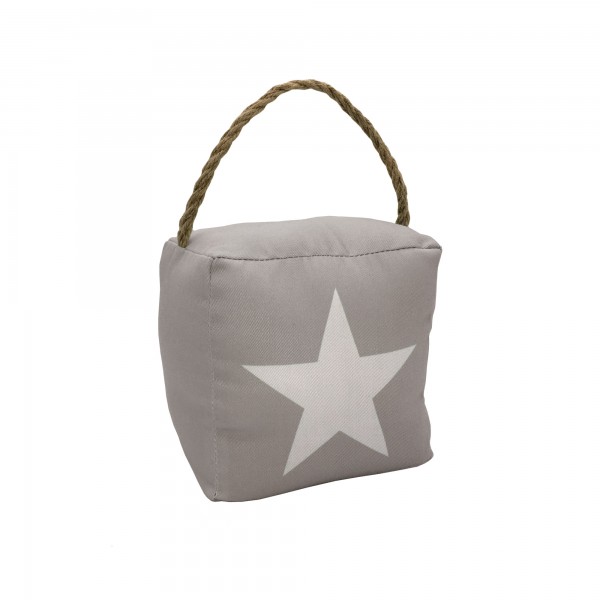 Doorstop Star grey